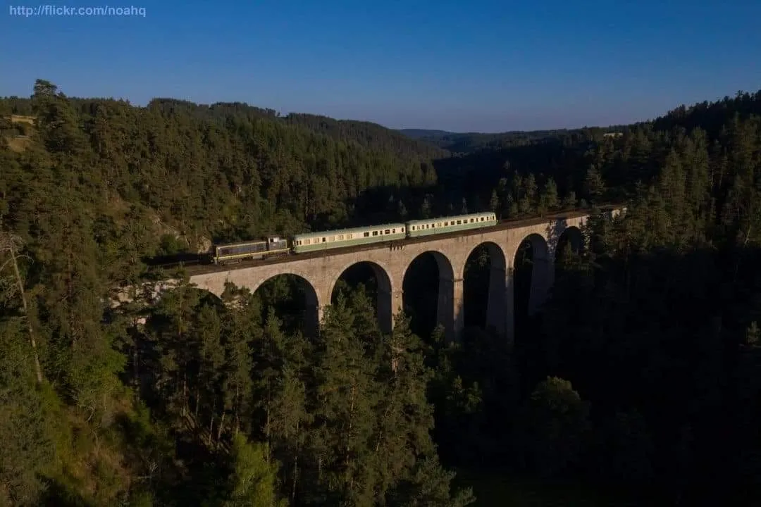 Train touristique du Haut-Forez à Estivareilles